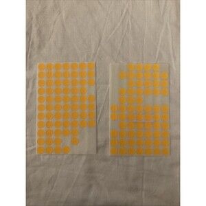 Unbranded Color Coding Labels | Neon Orange | 131 Labels